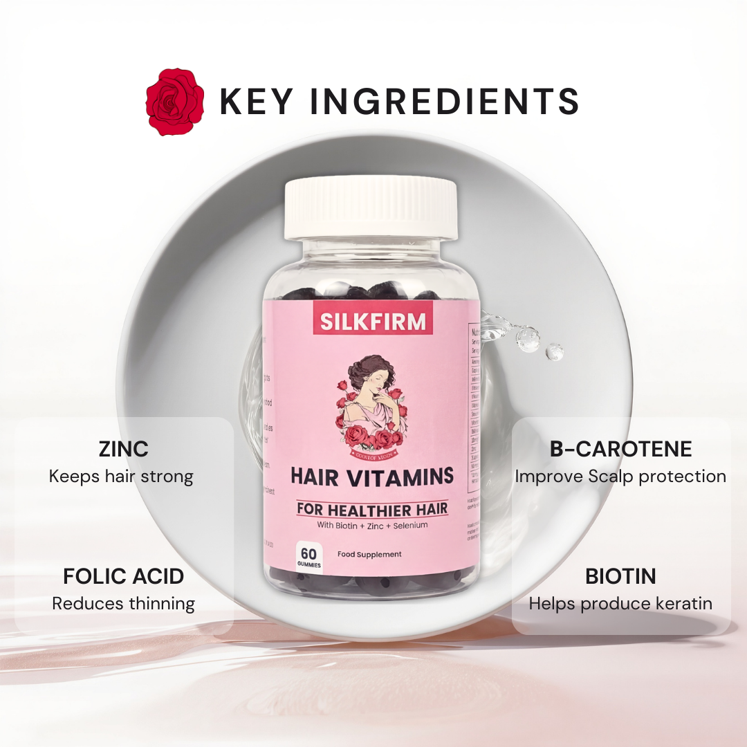 Silkfirm Hair Vitamins Gummies (Watermelon Flavour)